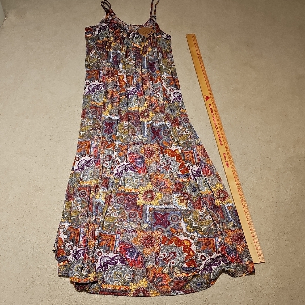 Kori Multicolor Paisley Maxi Dress